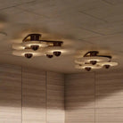 Median Alabaster Flush mount - 2 Surface - BronzeBlushlighting