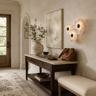 Median Alabaster Flush mount - 3 Surface - BrassBlushlighting