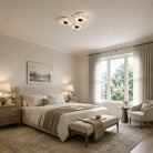 Median Alabaster Flush mount - 3 Surface - BrassBlushlighting