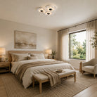 Median Alabaster Flush mount - 3 Surface - BrassBlushlighting