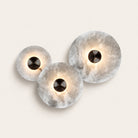 Median Alabaster Flush mount - 3 Surface - BrassBlushlighting