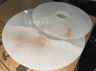 Median Alabaster Flush mount - 3 Surface - BrassBlushlighting