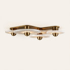 Median Alabaster Flush mount - 4 Surface - BrassBlushlighting