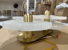 Median Alabaster Flush mount - 4 Surface - BronzeBlushlighting