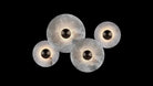 Median Alabaster Flush mount - 4 Surface - BronzeBlushlighting