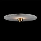 Median Alabaster Flush mount Wall Sconce - Bronze11''DBlushlighting
