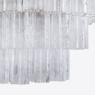 Medium Treviso Murano Chandelier 28" - Clear28"Blushlighting