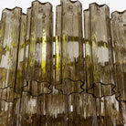 Medium Treviso Murano Chandelier 28" - Smoked Quartz28"Blushlighting