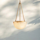 Melang Alabaster Globe Pendant Lamp - Blushlighting