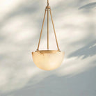 Melang Alabaster Globe Pendant Lamp - Blushlighting