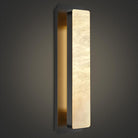 Melange Alabaster Rectangle Wall Sconces 20" - GoldBlushlighting