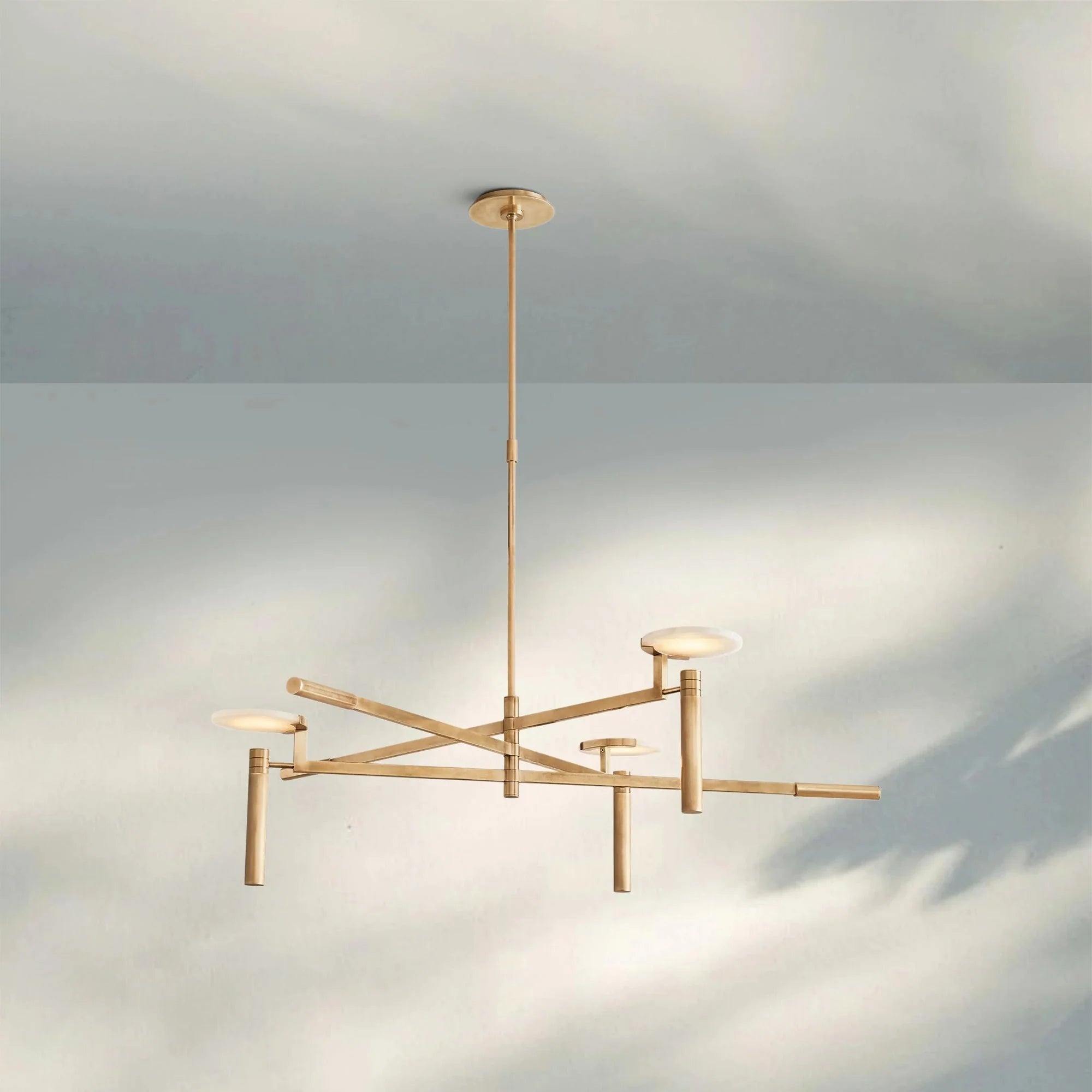 Melange Round Chandelier 45" 60" - Blushlighting