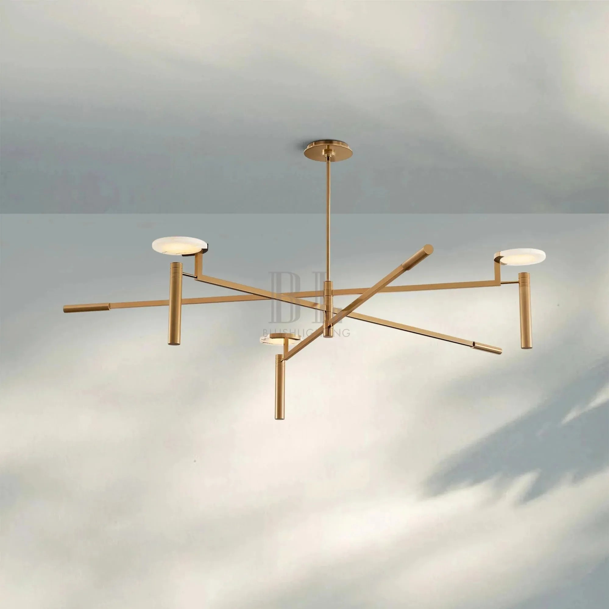 Melange Round Chandelier 45" 60" - Blushlighting