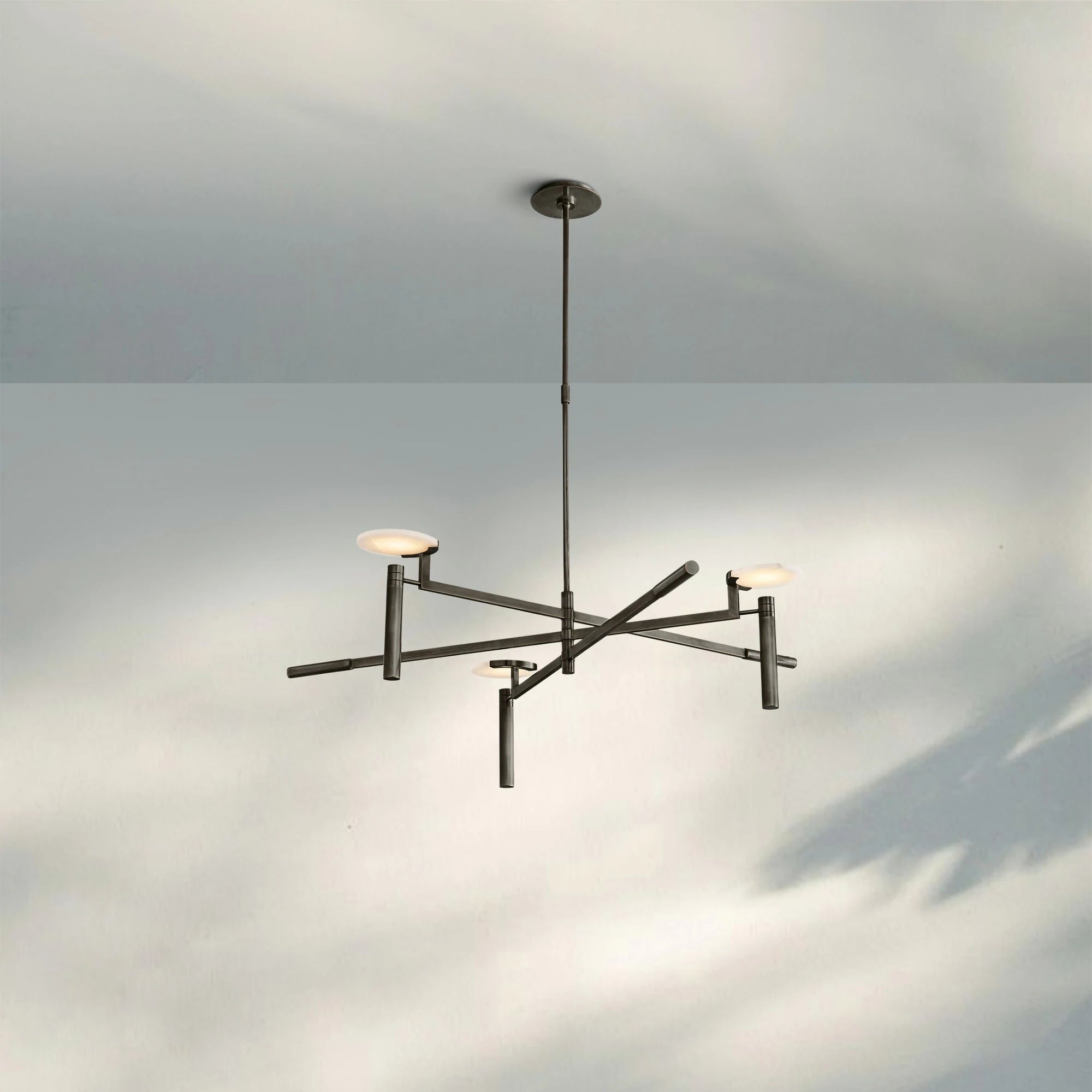 Melange Round Chandelier 45" 60" - Blushlighting