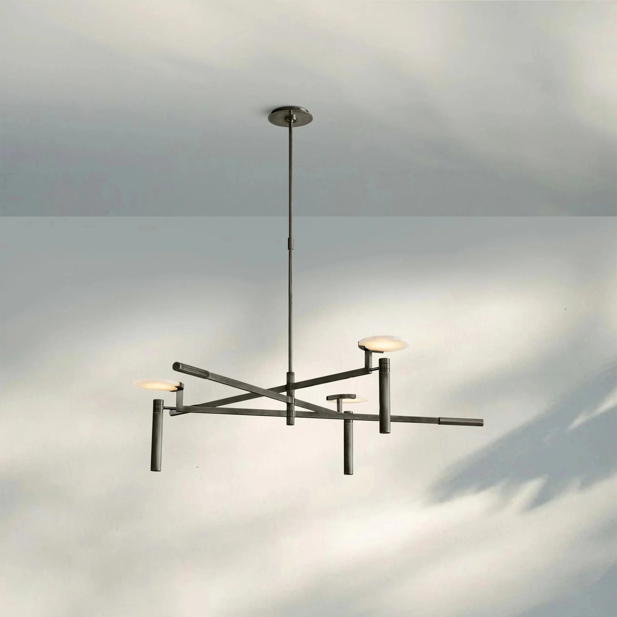 Melange Round Chandelier 45" 60" - Blushlighting