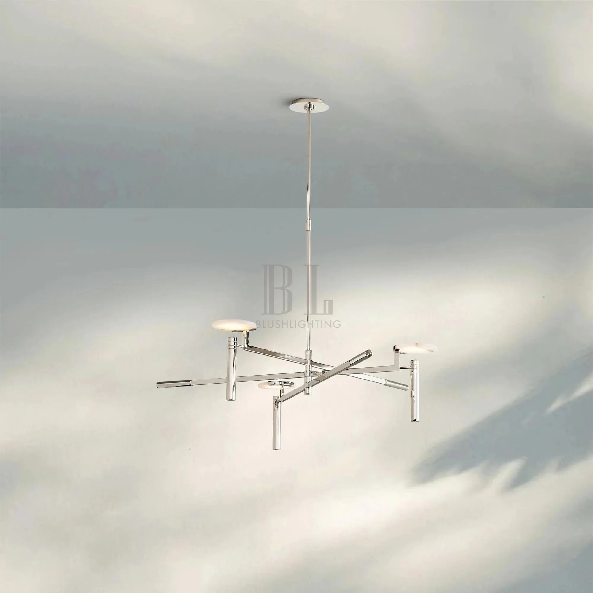 Melange Round Chandelier 45" 60" - Blushlighting