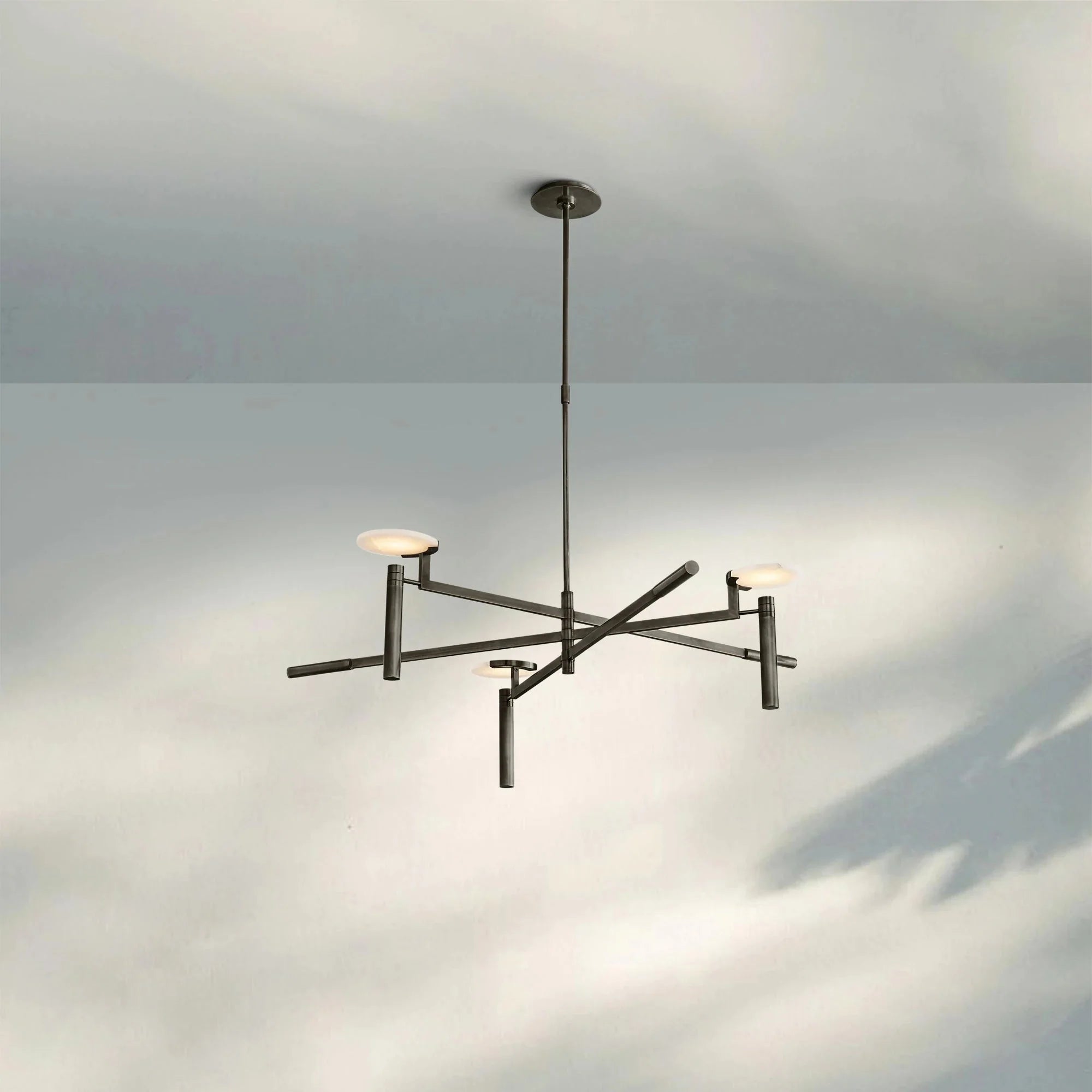 Melange Round Chandelier 45" 60" - Blushlighting