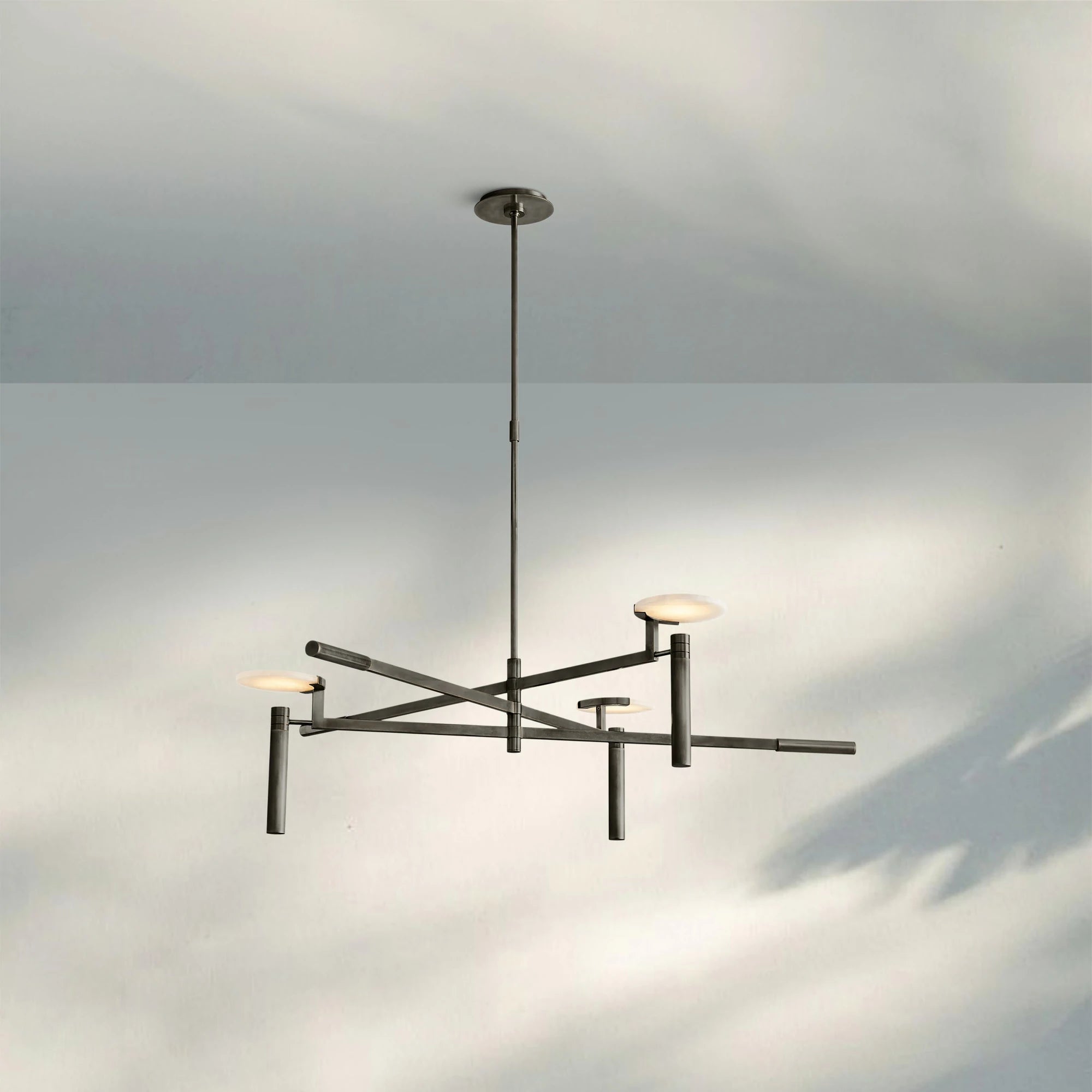 Melange Round Chandelier 45" 60" - Blushlighting