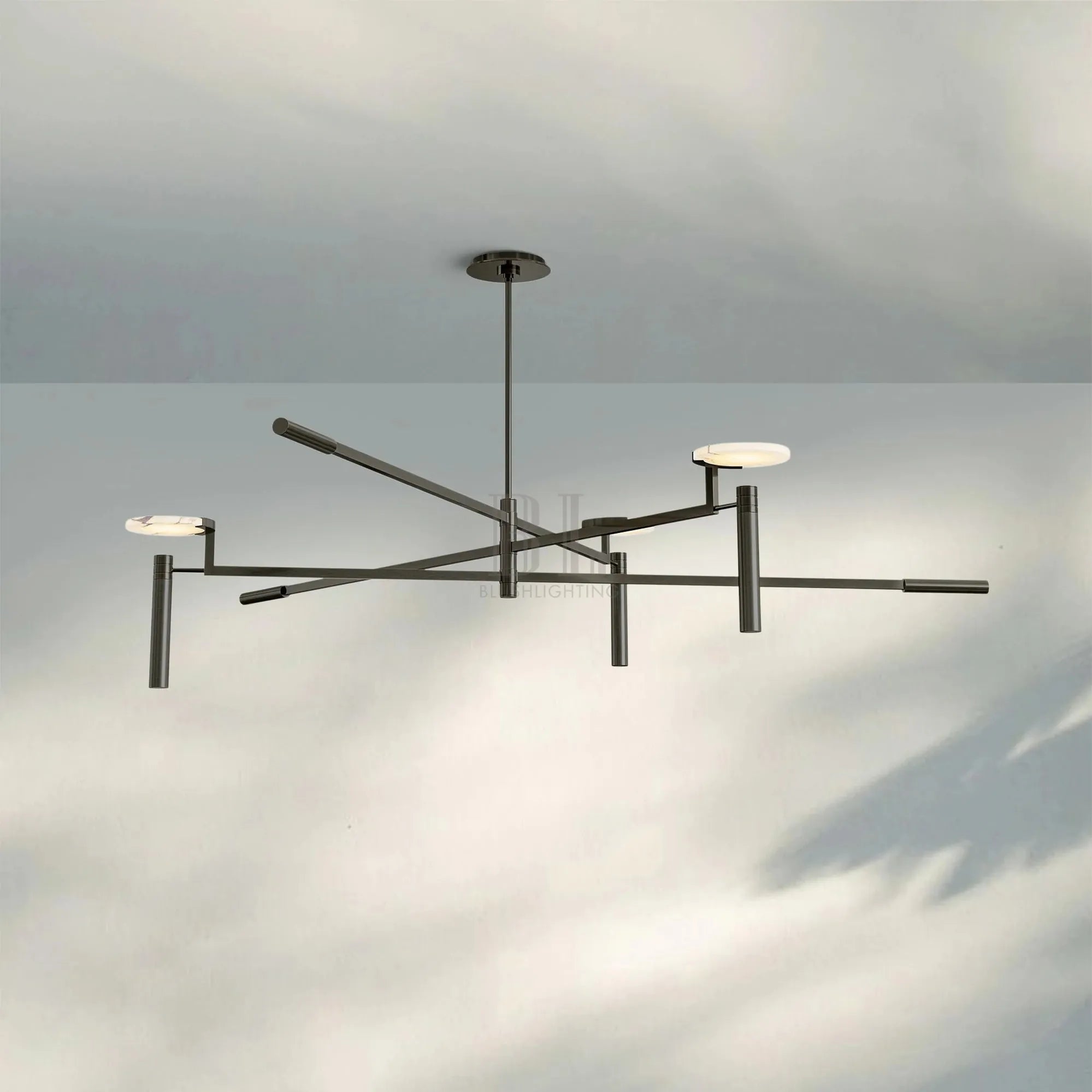 Melange Round Chandelier 45" 60" - Blushlighting