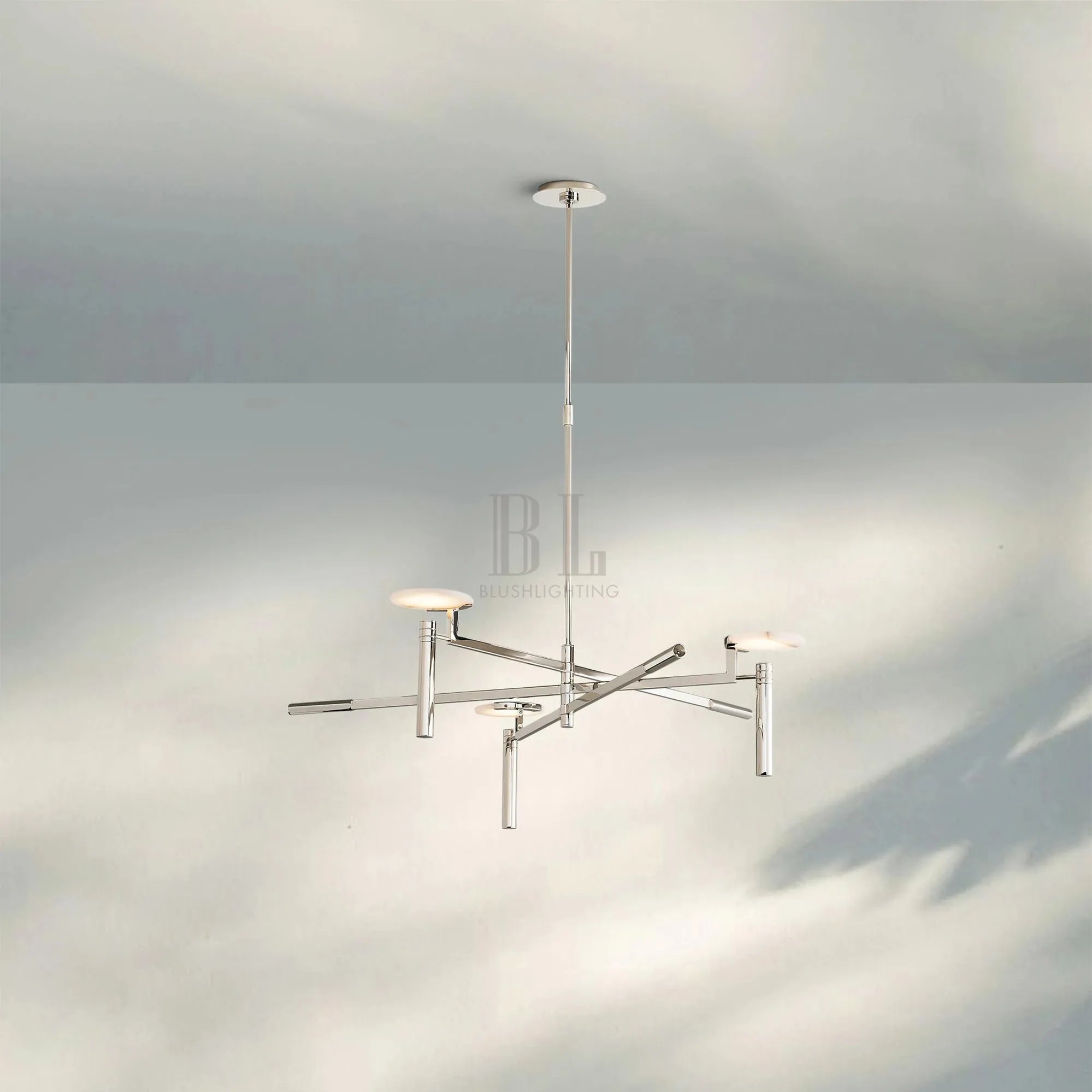 Melange Round Chandelier 45" 60" - Blushlighting