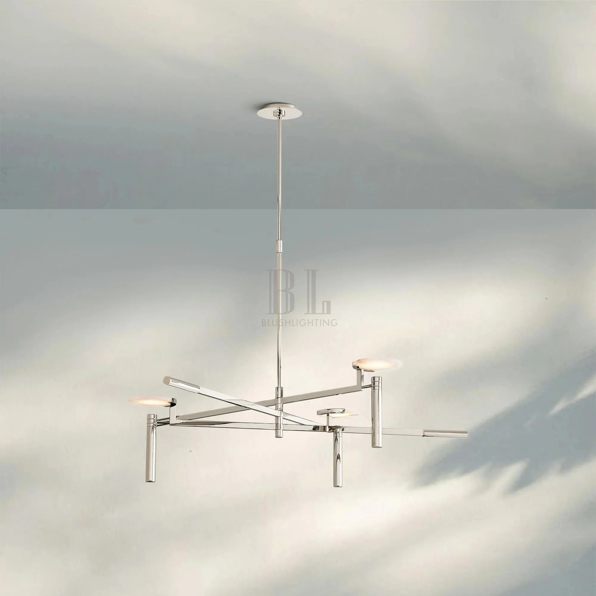 Melange Round Chandelier 45" 60" - Blushlighting