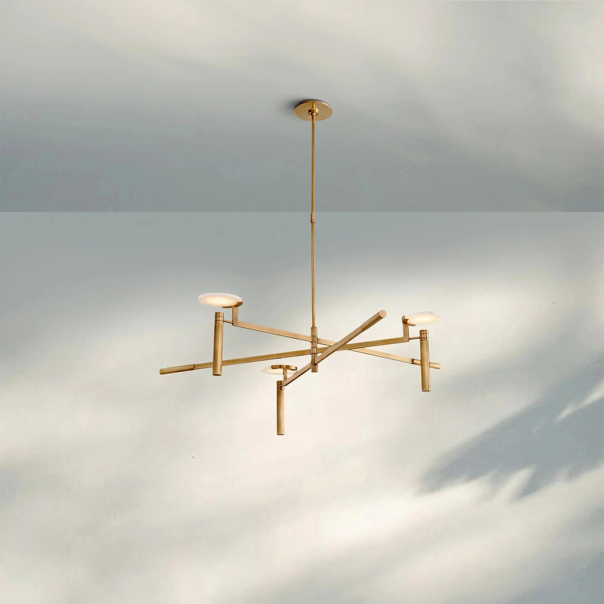 Melange Round Chandelier 45" 60" - Blushlighting