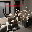 Minas Rustic Tree Branch Chandelier - Black47.24” ( 120 cm )Warm White 3000KBlushlighting