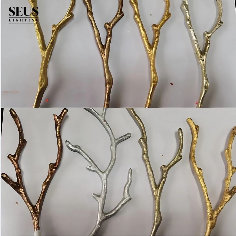 Minas Rustic Tree Branch Chandelier - Black47.24” ( 120 cm )Warm White 3000KBlushlighting