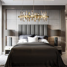 Mira Ring Crystal Chandelier - Ø23.6" × H9.8" (Ø60 × H25 cm)Blushlighting