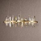 Mira Ring Crystal Chandelier - Ø31.5" × H9.8" (Ø80 × H25 cm)Blushlighting