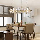 Mira Ring Crystal Chandelier - Ø23.6" × H9.8" (Ø60 × H25 cm)Blushlighting