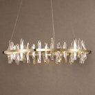 Mira Ring Crystal Chandelier - Ø39.4" × H9.8" (Ø100 × H25 cm)Blushlighting