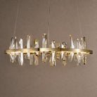 Mira Ring Crystal Chandelier - Ø23.6" × H9.8" (Ø60 × H25 cm)Blushlighting