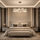 Mirage Natural Stone Chandelier 31" - Blushlighting