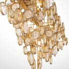 Mirella Trento Clustered Glass Linear Chandelier - Blushlighting