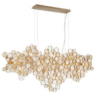 Mirella Trento Clustered Glass Linear Chandelier - Blushlighting