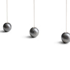Modern 6 - Light Vertical Glass Globe Ceiling Chandelier - L27.5"*W4.5"*H220"(69.85cm*W11.43cm*H558.8cm)Warm LightBlushlighting