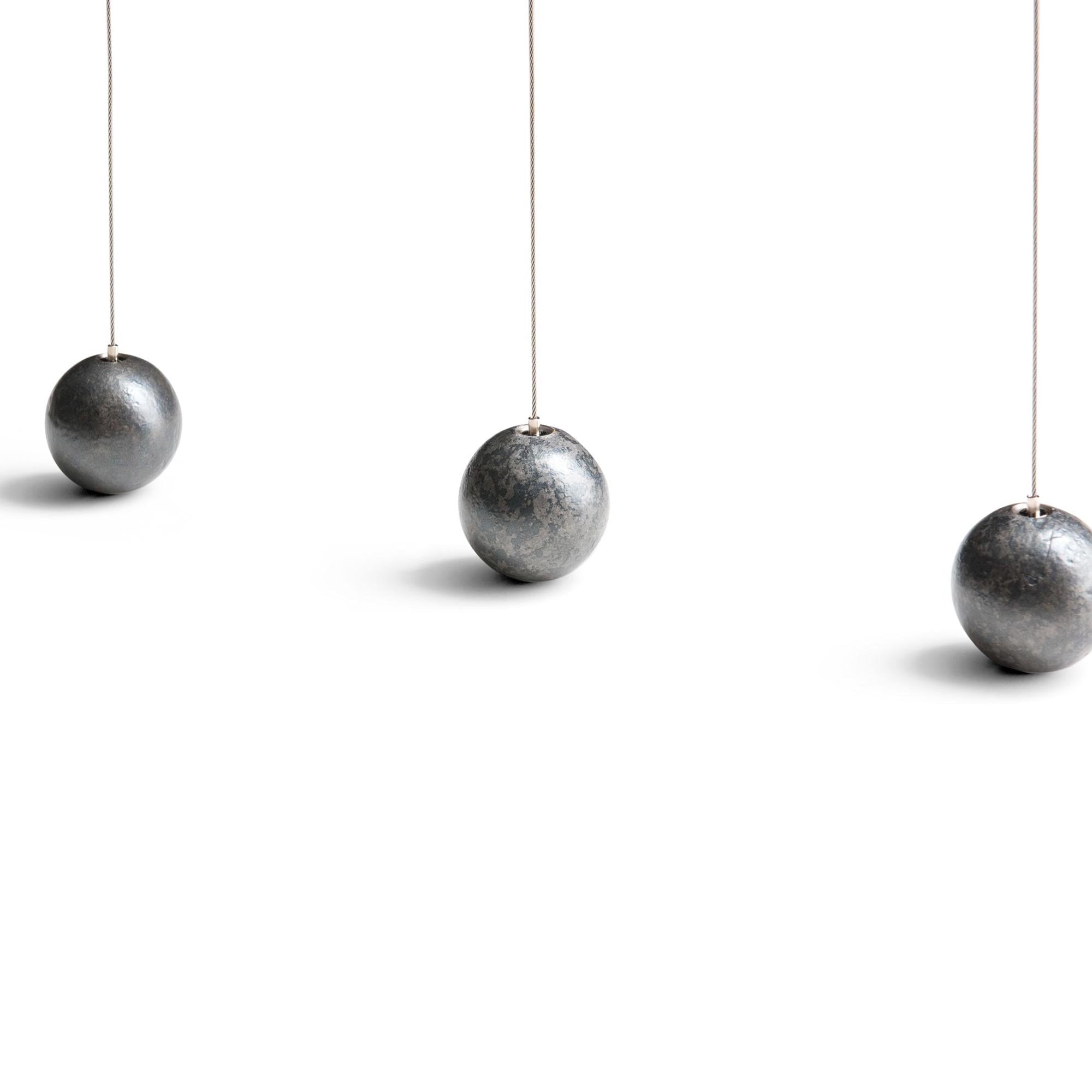 Modern 6 - Light Vertical Glass Globe Ceiling Chandelier - L27.5"*W4.5"*H220"(69.85cm*W11.43cm*H558.8cm)Warm LightBlushlighting