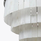 Modern Alabaster Tiered Chandelier - Copper+WhiteDia 100cm x H 77cm / D 39.4 x H 30.3Blushlighting