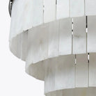 Modern Alabaster Tiered Chandelier-Blushlighting