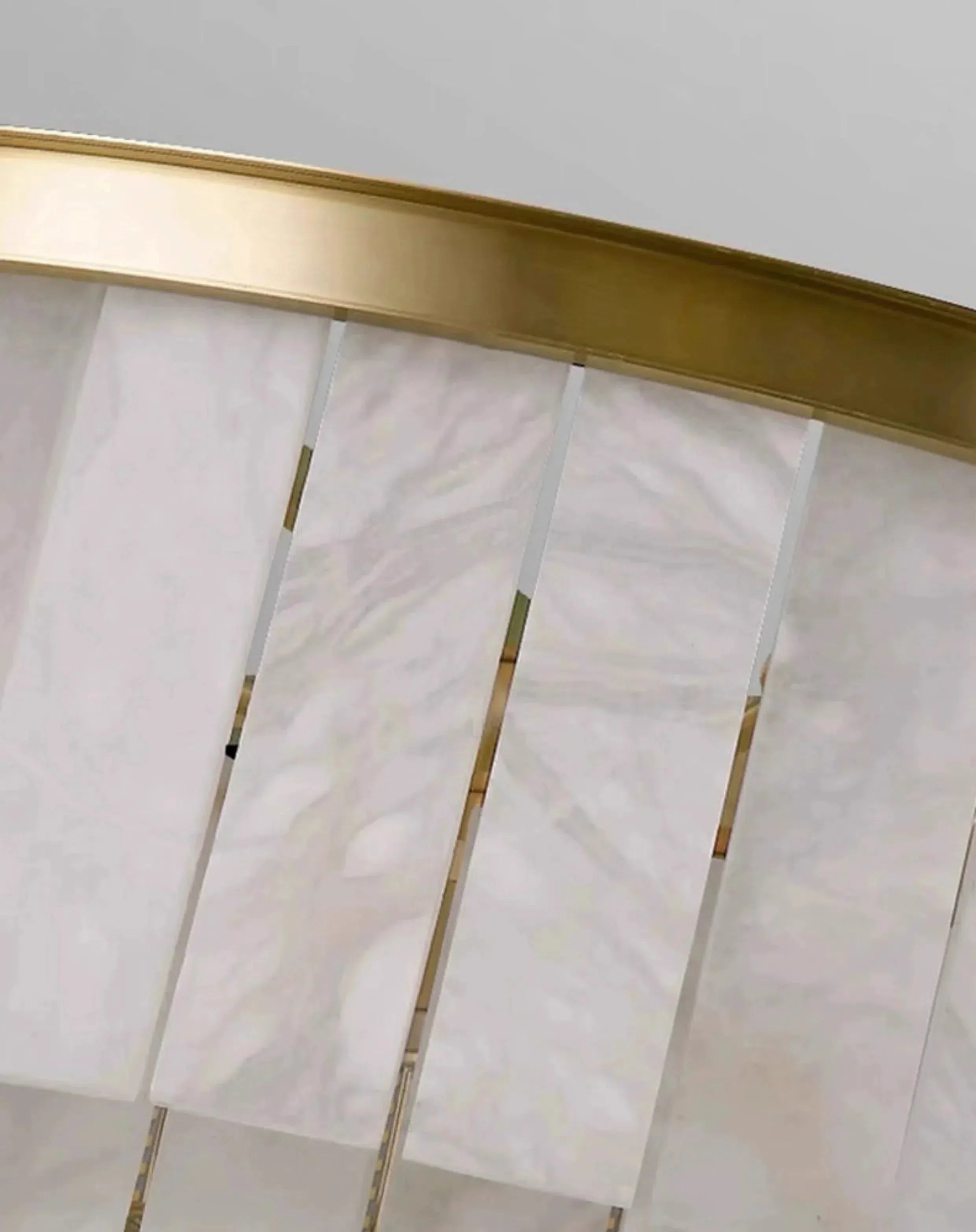 Modern Alabaster Tiered Chandelier-Blushlighting