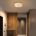 Modern Antique Brass Textured Glass Ceiling Light - D41cm * H21cm / D16.1" * H8.3"CopperBlushlighting