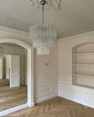 Modern Art Design 3/4/5/7 - Tier Hand - blown Glass Tiered Chandelier - Blushlighting