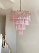 Modern Art Design 3/4/5/7 - Tier Hand - blown Glass Tiered Chandelier - Blushlighting