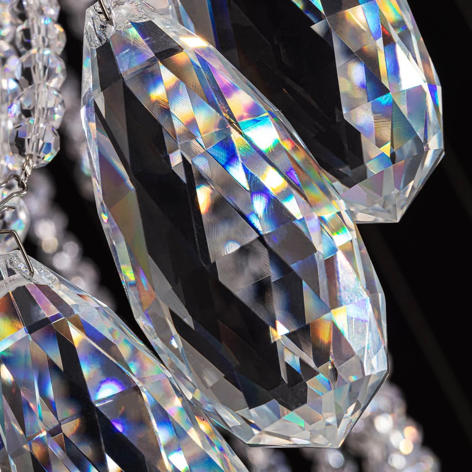 Modern Art Design Crystal Spiral Raindrop Chandelier - Blushlighting