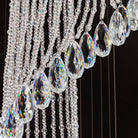 Modern Art Design Crystal Spiral Raindrop Chandelier - Blushlighting