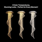 Modern Art Design Crystal Spiral Raindrop Chandelier - Blushlighting