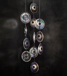 Modern Art Design Radiant Glass Chandelier - Single Pendant/3 Pieces/D12.5"*H48"BrassBlushlighting