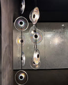 Modern Art Design Radiant Glass Chandelier - Single Pendant/3 Pieces/D12.5"*H48"BrassBlushlighting
