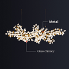 Modern Artistic Linear Elegant Grape Extra Large Chandelier - 70.9" LBlushlighting